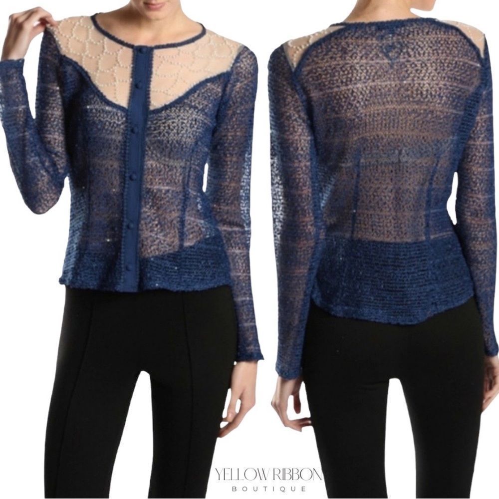 NEW Ryu A’reve Pearl Neckline Blouse